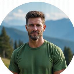 Man with a strong, healthy posture, symbolizing men's specific wellness.