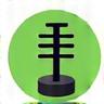 Icon illustrating a gym setting.